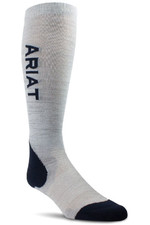 2022 Ariat Ariattek Performance Socks 10040223 - Grey / Navy